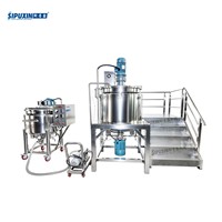 Cuve de mélange électrique en acier inoxydable 200L 500L pour détergent liquide, shampoing et gel douche