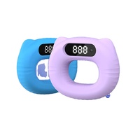 Poignée de musculation numérique en silicone avec affichage LED, entraîneur ergonomique pour l'avant-bras, pour le renforcement musculaire
