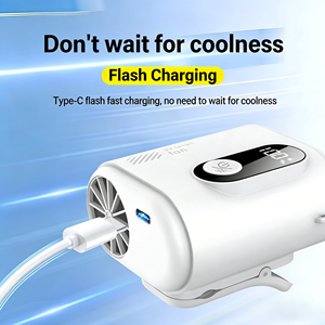 4-in-1 Handventilator mit 100 Geschwindigkeitsstufen, LED-Anzeige, Taschenlampe, Abnehmbarem Clip und 3000mAh Akku für Auto und Outdoor-Nutzung - Product Image 5