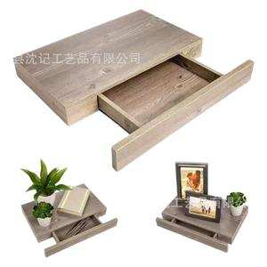 Wooden Floating <b>Shelf</b> Wall Mounted Heavy Duty Storage <b>Rack</b> For Bedroom Living Room Book Flower Display - Product Image 3