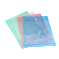 Sac de dossiers en plastique format A4 extensible transparent avec ficelle extensible Sac d'enveloppe Dossier de documents Portefeuille