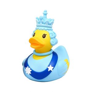 Jouets de bain en PVC personnalisés en forme de canard en caoutchouc, style européen et britannique, imprimés par lots, avec motifs variés – Offre promotionnelle - Product Image 5
