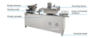 Full Automatic Industrial Low Price Commercial Large <b>Dough</b> Ball Cutter and <b>Dough</b> <b>Divider</b> Rounder Machine for Bakery Burger - Product Image 4