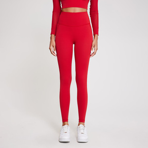 Leggings de yoga athlétiques avec contrôle du ventre, doublure antibactérienne, poche arrière, pantalon taille haute, collants de sport - Product Image 6