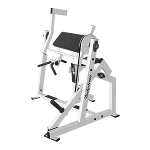 High Quality Commercial Gym Equipment Seated Biceps Plate Loaded Gym Fitness Machine