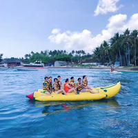 Bateau gonflable en PVC pour l'eau, banane aquatique, gros poisson volant, Naza Sea Surfing, petit canard jaune, Surfing JUNAO, capacité 500 kg+, >10 personnes