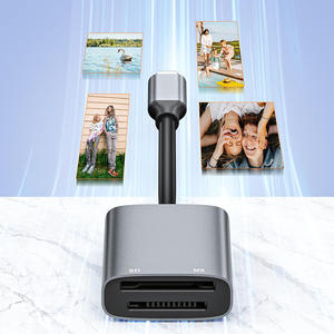 Two-in-One Type-C MS/SD Card Reader Compatible with Long &amp; Short Stick <strong>USB</strong> for CCD <strong>Cameras</strong> Mobile Phones &amp; Computers - Product Image 1
