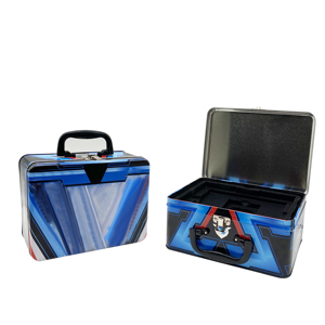 Custom Printing Portable Tin Lunch Box With Lock and Key