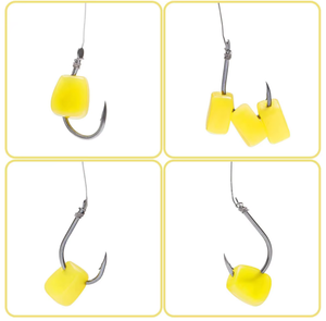 50 Pezzi Esche Morbide in TPE a Forma <span class=keywords><strong>di</strong></span> Mais, Esche Galleggianti per Pesca alla Carpa con Buon Profumo - Product Image 6
