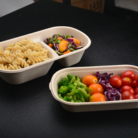 <strong>Best</strong> <strong>Selling</strong> Disposable Lunch Takeout Bagasse Sugarcane <strong>Biodegradable</strong> 3 Compartment Tray Baby <strong>Food</strong> <strong>Container</strong>