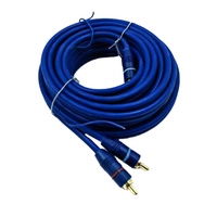 Connecteurs de fil Audio de voiture de haute qualité, amplificateur récepteur Hifi Subwoofer 2 RCA à 2 câbles RCA