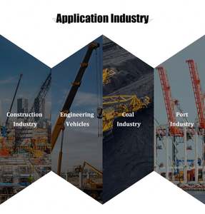 Télécommande sans fil industrielle pour grue hydraulique, 12 boutons, 220V/380V, protection IP68, portée 225m, modèle F24-12, fabriqué en Chine. - Product Image 5