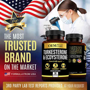 Turkesteron Ecdysteron 1000Mg <span class=keywords><strong>Capsules</strong></span> 95% <span class=keywords><strong>Beta</strong></span> Ecdysteron Poeder Extract Energiesupplement Dranken - Product Image 6