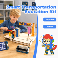 Kit STEM de Transporte Urbano Inteligente Zetok, Rompecabezas 3D y Bloques de Construcción Electrónicos para Adolescentes, Escuelas y Educación Maker