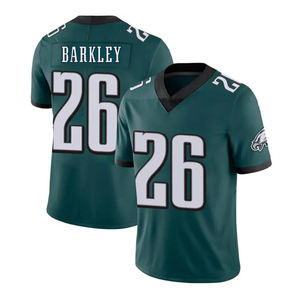 Philadelphia amerikan futbolu Jersey erkek 1 Jalen Hurts 26 Saquon bar33 33 Cooper DeJean 62 Kelce dikişli sınırlı Jersey - Product Image 4