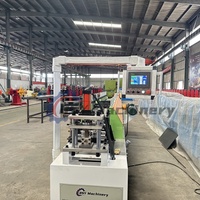 Machine de profilage à froid entièrement automatique haute efficacité pour profilés en C et U de charpente de villa en acier léger galvanisé, avec roulement de moteur