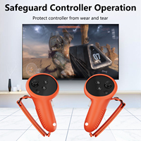 Housse de Protection en Silicone Ergonomique et Confortable avec Texture Antidérapante pour Console de Jeu VR