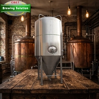 Fermenteur conique en acier inoxydable SUS304 ZPET 2000L 3000L 4000L, équipement de brasserie commerciale pour la fabrication de bière, à vendre