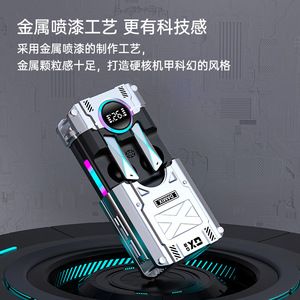 หูฟังบลูทูธไร้สาย Dx08 Tws พร้อมการชาร์จประเภทซี IPX5 กันน้ำชิปเซ็ตเจอร์รี่ 5.3 โปรโตคอลสีเงินสีดำ - Product Image 5