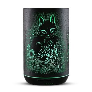 เครื่องพ่นไอน้ำเย็นอัลตราโซนิคพร้อมโคมไฟ LED ดวงจันทร์เครื่องเพิ่มความชื้นในตอนกลางคืนสีสันสดใสสำหรับรถยนต์บ้านกลางแจ้ง-พลาสติกไฟฟ้าทนทาน - Product Image 5