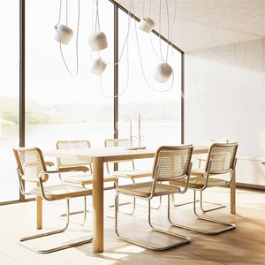 <span class=keywords><strong>Sedia</strong></span> da Pranzo di Lusso in Rattan Stile Western <span class=keywords><strong>Cesca</strong></span> in Canna per Giardino e Hotel Arredamento Moderno Mid-Century - Product Image 6