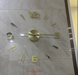 <span class=keywords><strong>Horloge</strong></span> murale 3D <span class=keywords><strong>moderne</strong></span> de grande taille, silencieuse, en acrylique, style nordique, décorative, bon marché, chiffres numériques, DIY - Product Image 6