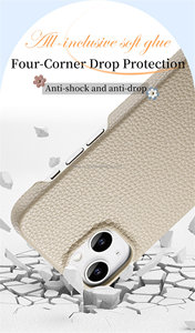 Tốt nhất bán di động <span class=keywords><strong>Rugged</strong></span> PU thiết kế mới thăng hoa thời trang bảo vệ điện thoại di động Trường hợp bìa cho <span class=keywords><strong>iPhone</strong></span> 16 14 15/15Pro Max - Product Image 6