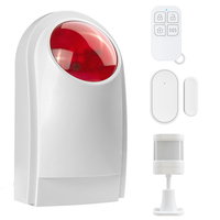 Système d'alarme extérieur sans fil 433 MHz en gros pour usine, sirène domestique en ABS, contrôle intelligent par application, 50 zones, installation facile