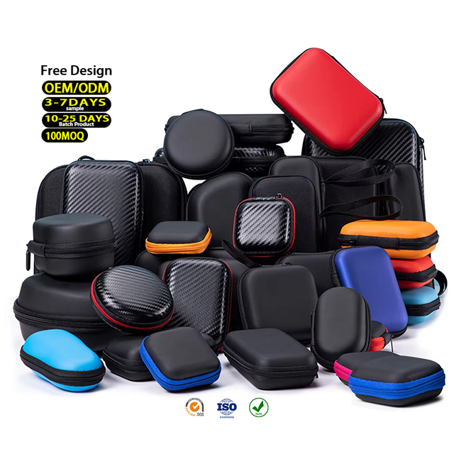 Wholesale Custom Durable EVA Storage Case with Zipper Hard Shell Carrying Tool Travel Case