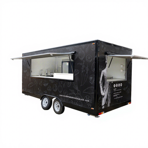 Remolque <span class=keywords><strong>de</strong></span> Comida Rápida Motorizado <span class=keywords><strong>de</strong></span> 5m con Fibra <span class=keywords><strong>de</strong></span> Vidrio y 220v, Carrito Móvil para Doner Kebab y Café, Ideal para Venta <span class=keywords><strong>de</strong></span> Snacks en la Calle - Product Image 1