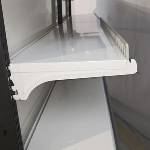 יחיד צדדי מתכת סטנדרטי סופרמרקט מדף גונדולה מדפי לוח אחורי סגנון - Product Image 3