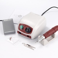 Machine à percer les ongles électrique 65W 35000RPM, modèle 207B puissant, manucure, pédicure, lime à ongles, embout en plastique CE 35, perceuse à ongles professionnelle