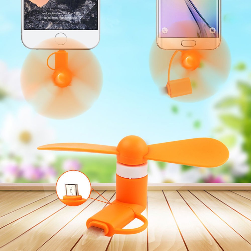 Mini Soft Fan for Android and Iphone Portable Cooling