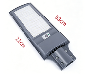 Lampe solaire tout-en-un pour rue, capteur de mouvement PIR, télécommande, étanche IP65, pour extérieur, route, jardin, parking