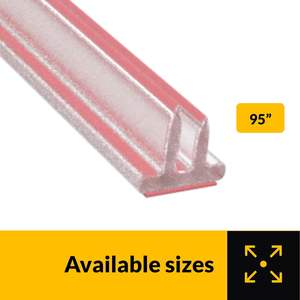 Tira de Sellado para <span class=keywords><strong>Ducha</strong></span> Hydrorelax de PVC para Puertas de Vidrio de 4-12 mm, Impermeable, para Mamparas de <span class=keywords><strong>Ducha</strong></span> - Product Image 5