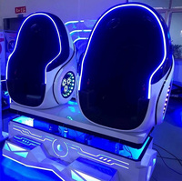 Fauteuil œuf 2 places, machine de jeu VR 9D, simulateur de réalité virtuelle 7D, cinéma 9D, jeux de réalité virtuelle pour la maison