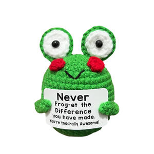 Boneka rajutan lebah babi imut hewan aktif renda katun buatan tangan - Product Image 3