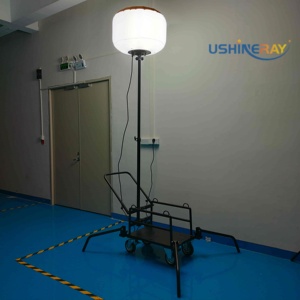 500W <b>LED</b> Balloon <b>Light</b> With Mobile Trolley 360° Glare Free Portable Inflatable Balloon <b>Light</b> Tower For Construction Road <b>Work</b> - Product Image 2