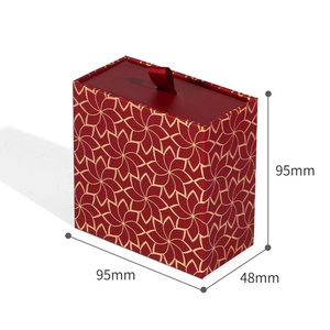 Wholesale Fashionable Cardboard Paper Jewelry <b>Boxes</b> Custom Logo Patterned Drawer for Ring <b>Earring</b> Necklace Sponge <b>Gift</b> Packing - Product Image 6