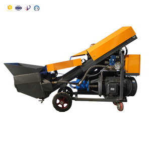 Bomba De Concreto De Estrutura De Edifício Secundária Inclinada Horizontal Pequena Bomba De Transporte De Concreto Para Venda - Product Image 4