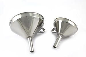 Corong kaleng mulut lebar baja tahan karat ekstra besar, Aksesori dapur tidak lengket - Product Image 4