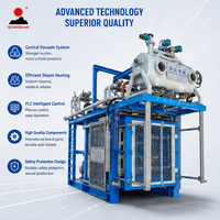Machine de moulage de formes en mousse EPS écologique et économe en énergie - Conception avec système d'aspiration centralisée