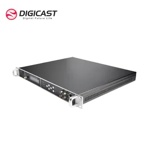 Solution de système de télévision pour hôtel Modulateur DVBS à DVBC DVB-S2 à 16 DVB-C DVB-T ISDB-T Modulateur de télévision numérique RF
