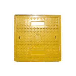EN124 Couvercle de trou d'homme composite en fibre de verre SMC/BMC à charnière en résine carrée pour projets <span class=keywords><strong>immobiliers</strong></span> - Product Image 4
