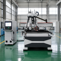 Routeur CNC à un seul axe pour le travail du bois avec lame de coupe transversale et longitudinale pour la découpe de panneaux de placage MDF pour armoires