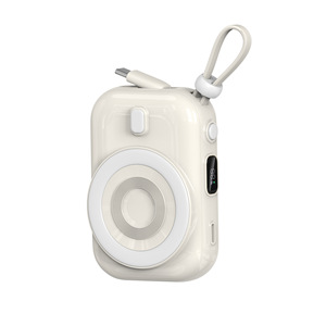 Banco de Energía de Alta Capacidad Gimas con Certificación C, Material de PVC para Aviones, WIWU Little Snail, USB Magnético Inalámbrico de 20W y 10000mAh - Product Image 5