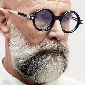 Gafas de Sol Vintage Personalizadas, Monturas de Gafas de Computadora Negras, Marrones y Transparentes, Gafas Redondas Pequeñas con Remaches para Hombre - Product Image 2