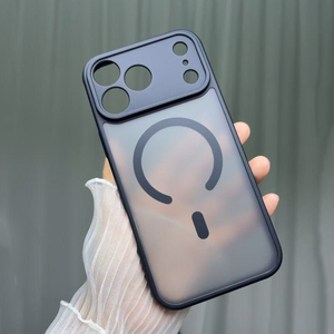 Da cảm thấy Matte TPU PC 13 15 Frosting trường hợp điện thoại cho <span class=keywords><strong>Iphone</strong></span> 17 màu đen cho <span class=keywords><strong>Apple</strong></span> 17 Pro Max <span class=keywords><strong>2025</strong></span> không khí 16 Pro Ins từ tính - Product Image 2