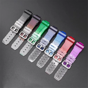 Bracelet en plastique TPU + étui de remplacement avec boucle ardillon pour Sommiis /dw-5600 <span class=keywords><strong>5000</strong></span> 5025 Gw-m5610 <span class=keywords><strong>G</strong></span>-5600 - Product Image 4