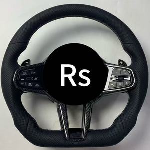 Volante Sportivo in Fibra di Carbonio e Pelle per BMW F10 F30 <span class=keywords><strong>F20</strong></span> F32 F36 F80 F82 M3 M4 <span class=keywords><strong>M</strong></span> Serie E Sport - Product Image 2